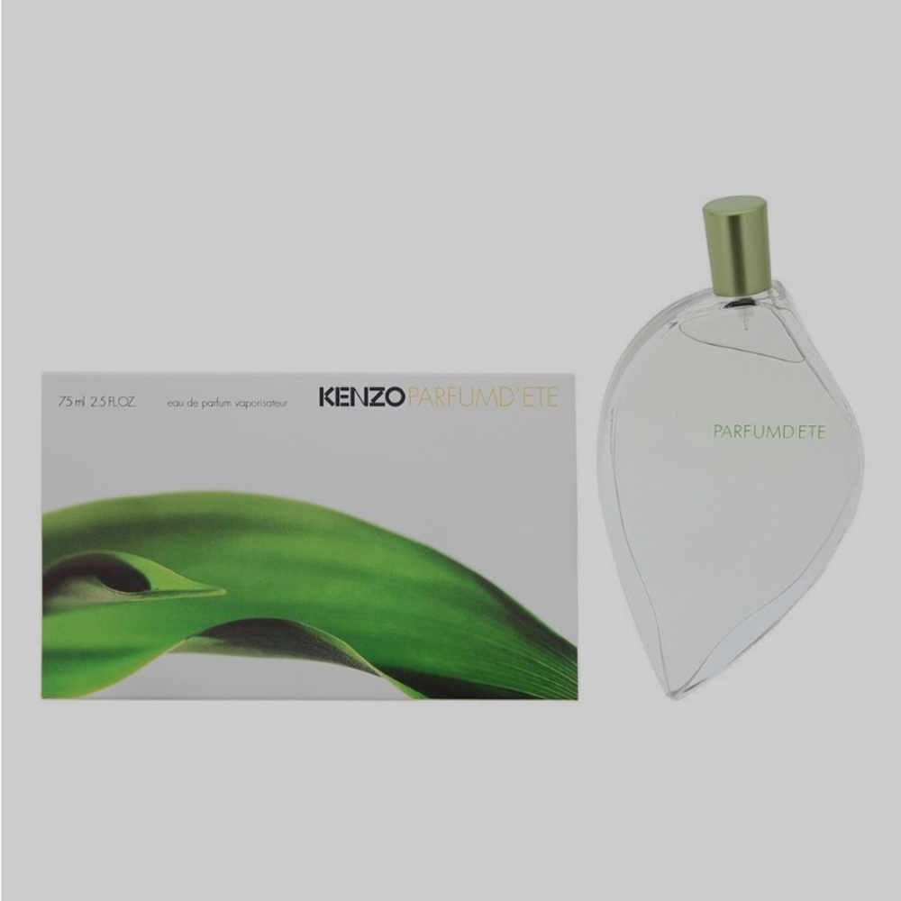 Kenzo Parfum D'Été with Green Leaf Design